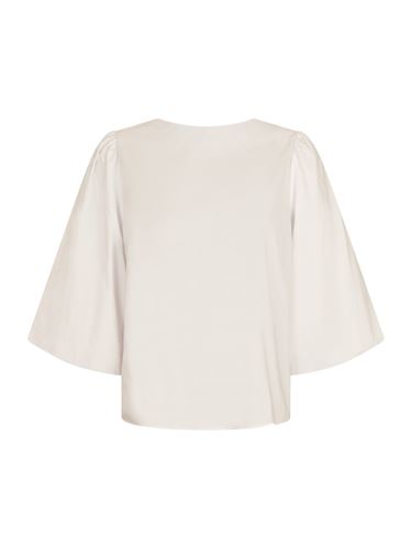 Blusar/Skjortor - Lorraine Poplin Blouse – Ivory